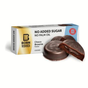 עוגיות שוקולד בראוני ללא תוספת סוכר