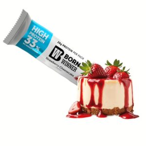 חטיף חלבון עוגת גבינה ותות Strawberry Cheesecake