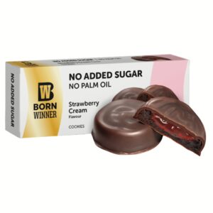 עוגיות תות וקרם ללא תוספת סוכר – מסדרת Born Winner